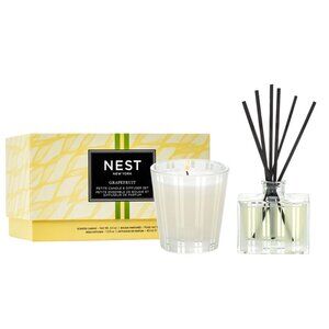NEST New York Grapefruit Petite Candle & Reed Diffuser Set — NEW IN BOX